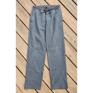 Lululemon Sweatpants Mens Sz Medium Dark Gray Flece Loungewear